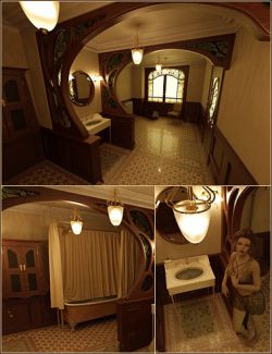 Art Nouveau Bathroom