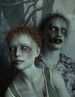 Nightmare Hair for Genesis 3 Female(s) and Male(s)