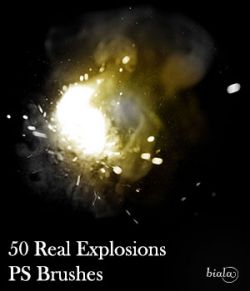 50 Real Explosions PS Brushes