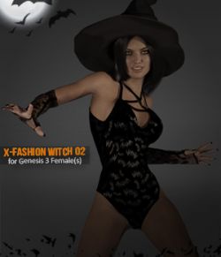 X-Fashion Witch 02 for Genesis 3 Females