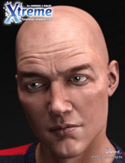 Xtreme Forehead Wrinkles HD for Genesis 3 Male(s)