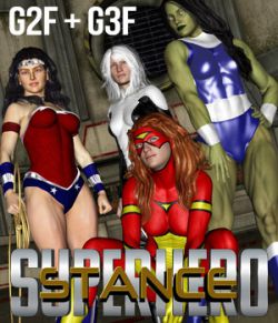 SuperHero Stance for G2F & G3F Volume 1