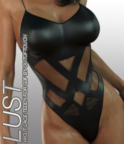 LUST- HiCut Lace Teddy for Genesis 3 Females and Nata3