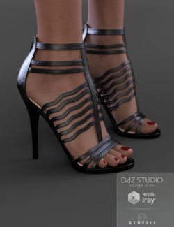 Mila Heels for Genesis 3 Female(s)