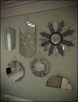 Deco Mirror Set