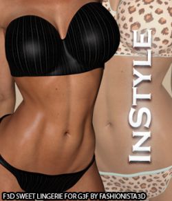 InStyle- F3D-Sweet Lingerie for Genesis 3 Female(s)