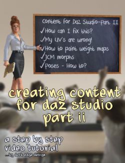 Creating Content for Daz Studio- Part Two