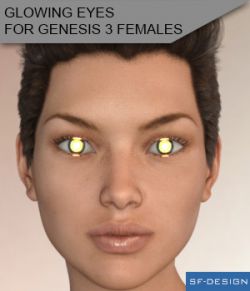 Glowing Eyes for Genesis 3 Females