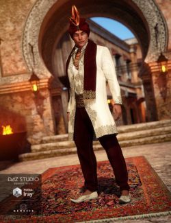 Arabian Prince Outfit for Genesis 3 Male(s)