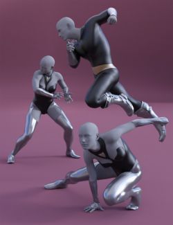 Superhero Poses for Genesis 2 and 3