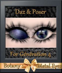 Botany : Metal Eyes for Daz and Poser
