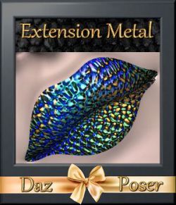 Botany : Metal Extension for Daz and Poser