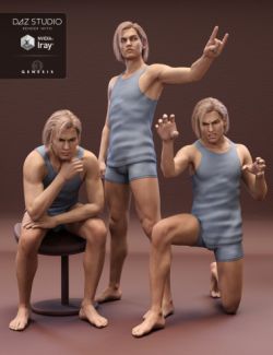 Z Volatile- Poses for Lucian 7 & Genesis 3 Male