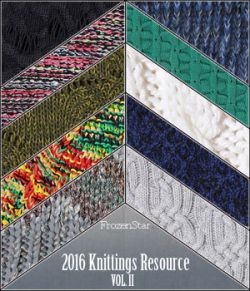 FS 2016 Knittings Resource Vol.II