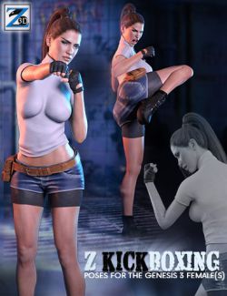 Z Kickboxing- Poses for the Genesis 3 Female(s)