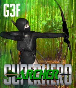 SuperHero Archer for G3F Volume 1