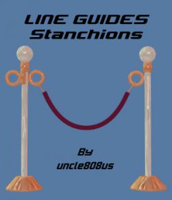 LineGuides_Stanchions FBX OBJ non exclusive