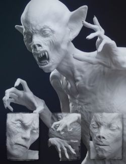 Undead Creature Creator HD Morph Pack for Genesis 3 Male