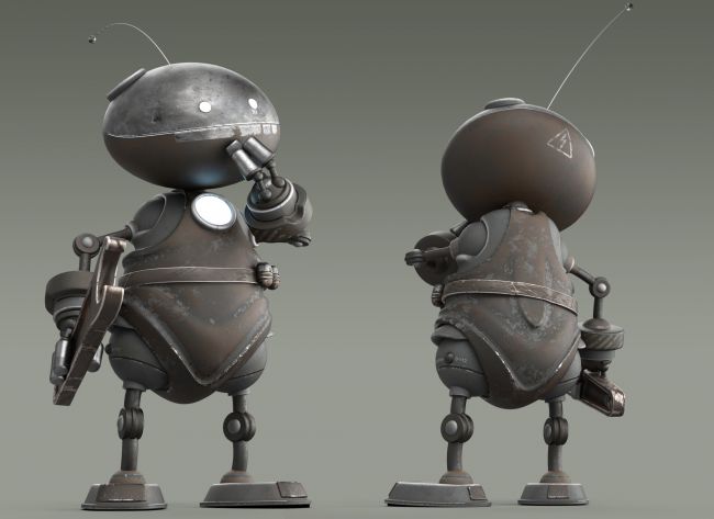 B-Bot Add On | 3d Models For Daz Studio And Poser