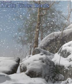 3D Scenery: Nordic Winter Woods