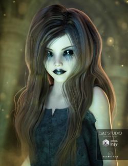 Waif Hair for Genesis 3 Female(s)