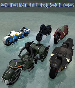 5 X Sci-Fi Motorcycles