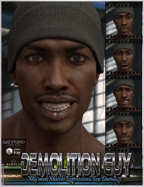 Demolition Guy Mix and Match Expressions for Darius 7 and Genesis 3 Male(s)