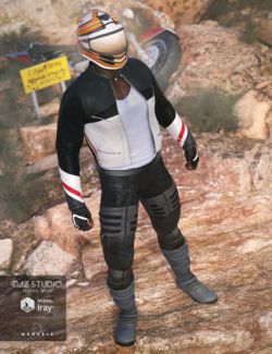 Moto Racer Outfit for Genesis 3 Male(s)