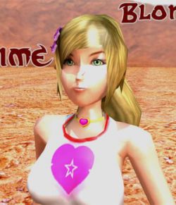 Anime Blondie Girl- Extended License