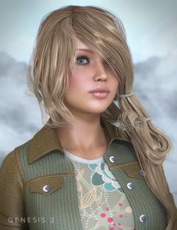 Envy Hair for Genesis and Genesis 2 Female(s)