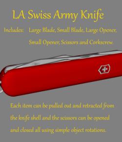 Swiss Army Knife prop  - Extended License