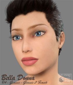 Bella Donna for V4 and the Genesis and G2F V4 texture maps