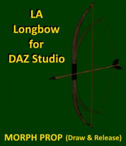 LA Longbow with Arrow for DAZ Studio