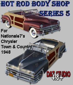 Hot Rod Body Shop Series 5 for Nationale7 Chrysler Town and Country 1948