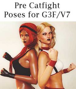 Pre Catfight Poses for G3F/V7