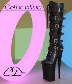 Gothic infinity for genesis 2 female and genesis 3 female