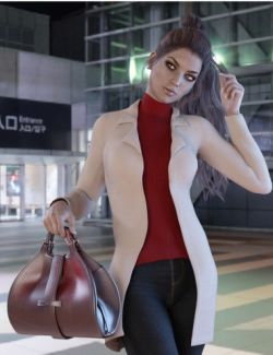 X-Fashion Chic Winter Outfit for Genesis 3 Female(s)