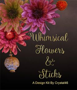 Whimsical Flowers and Sticks