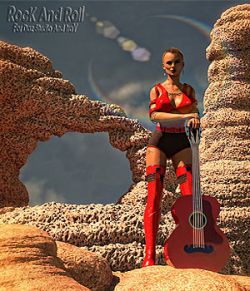 Rock And Roll Stone and Rock Shades and Models for Daz Studio and Iray.