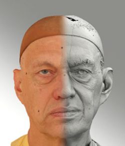 Raw 3D head scan of neutral emotion - Jan - Extended License