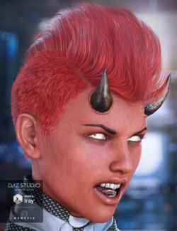 Ruby Hair for Genesis 3 Female(s)