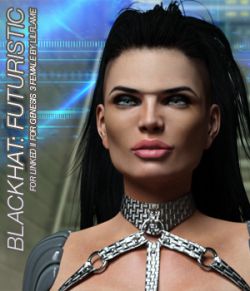 BLACKHAT:FUTURISTIC- Linked II for Genesis 3 Females