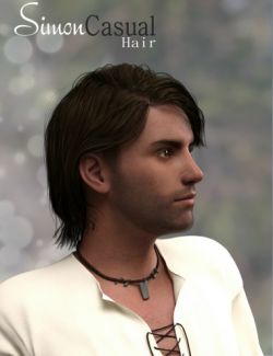 Simon Casual Hair for Genesis 3 Male(s)