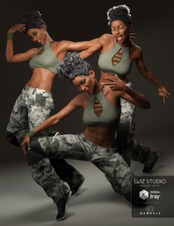 Capsces Hip Hop Poses and Expressions for Genesis 3 Female(s)