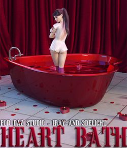 Heart Bath Daz Studio