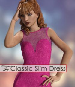 Classic Slim Dress for Genesis 3 Female and Victoria 7