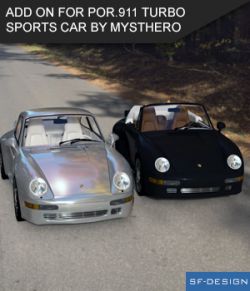 Add On Iray Extension for POR.911 Turbo Sports Car by Mysthero (Daz Studio)