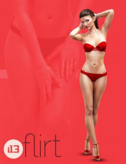 i13 Flirt Female Pose Collection for the Genesis 3 Female(s)