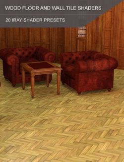 Iray Wood Floor and Wall Tile Shaders and Merchant Resource