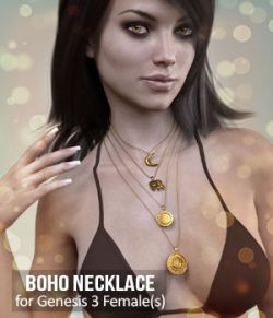 X-Fashion Boho Necklace for Genesis 3 Female(s)